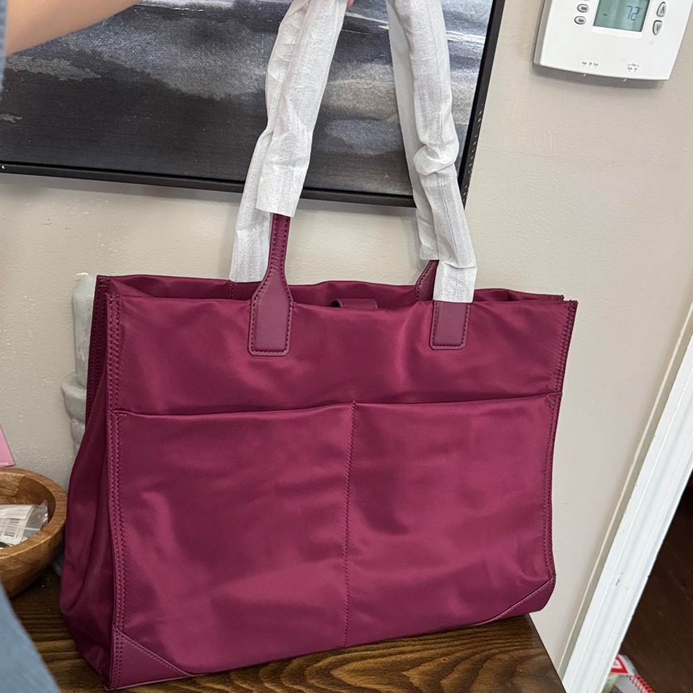 NEW Quince Revive Nylon Large Tote Bag Mulberry